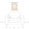 Love Overflows and Joy Never Ends Teak Hanging Canvas